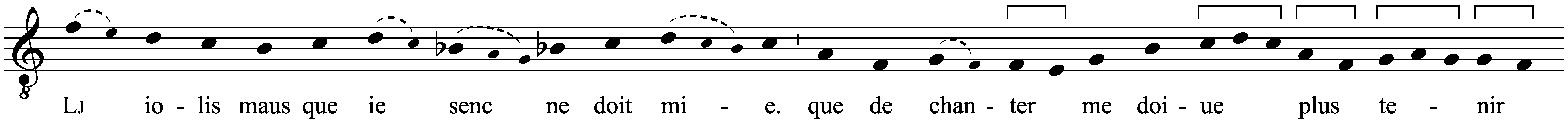 Work musical notation